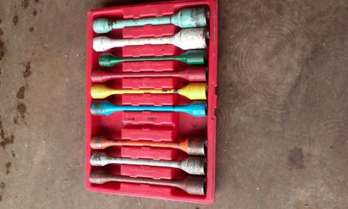 Lug-Nut Torque Sticks color coded set made in USA 1/2 inch drive