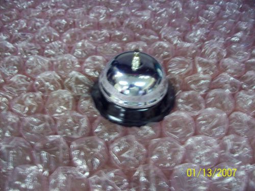 Table Bell Used 3 1/2&#034; Chrome Plated