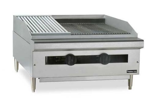 Therma-tek 24&#034; gas char-rock charbroiler, new, model tc24-24crb for sale