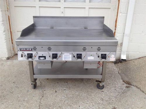 Garland 48 inch gas griddle w/ thermostatic controls 24-in deep ng master grill for sale
