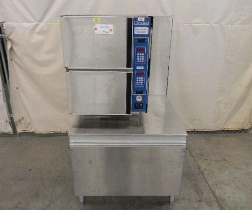 Cleveland 24cea10 steamcraft ultra 10 double electric convection steamer oven! for sale