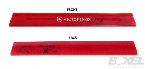 Victorinox #49903 SwissArmy 8 1/2 &#034; Blade Guard, Trans Ruby, Bread Knife