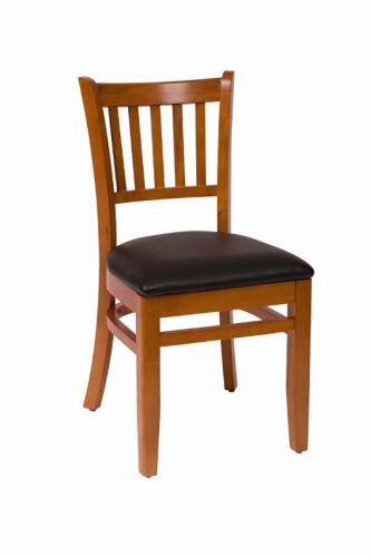 New Commercial Restaurant Wooden Delran Slat Back Chair