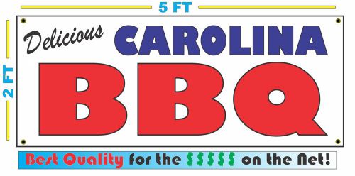 Full Color CAROLINA BBQ BANNER Sign NEW Larger Size Best Quality for the $$$