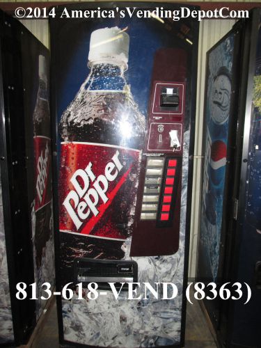 Dr. pepper dixie narco 276e can/bottle soda vending machine~ 30 day warranty #14 for sale