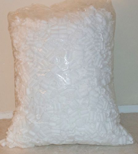 3.5 cu ft white packing peanuts anti static popcorn new clean free shipping for sale