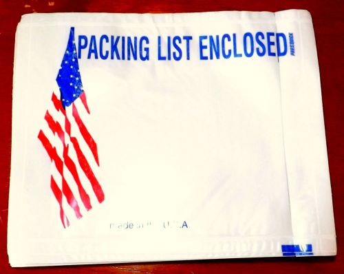 500 Plus NEW &#034;Packing List Enclosed&#034; Envelopes
