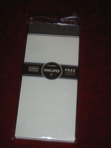 GEOGRAPHICS 25 COUNT ENVELOPES MODEL 48437 CAPPUCCINO-New