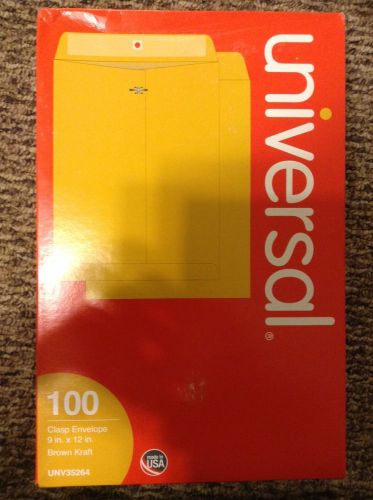 UNIVERSAL CLASP ENVELOPE 9&#034;x12&#034; 100count