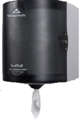 New Georgia Pacific Softpull Hand Towel Dispenser Smoke Gray 8-3/4&#034; D x 9-1/4&#034;