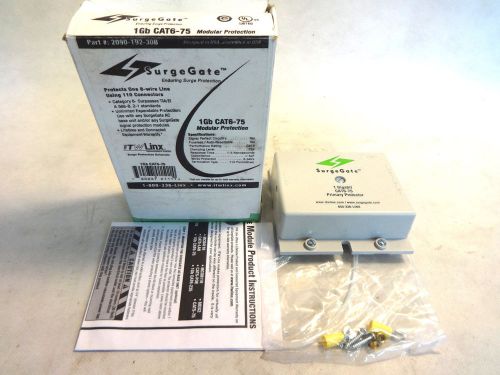 NEW IN BOX ITW LINX SURGEGATE 1 GIGABIT 1GB CAT6-75 PRIMARY PROTECTOR