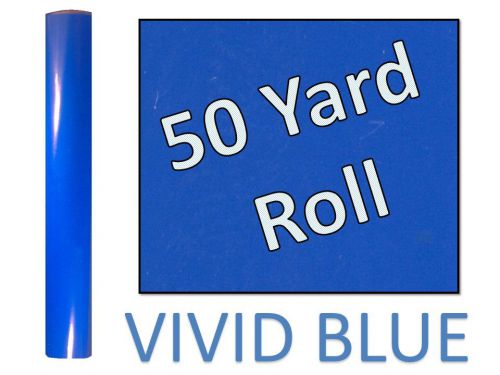 14&#034; x 150&#039; roll vivid blue blue 5yr hi perf graphic vinyl sign banner craft film for sale