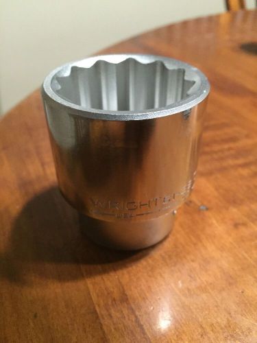 Wright 61-38 38mm socket, 3/4&#034; dr., 12 pt. made in usa. free priority shipping! for sale