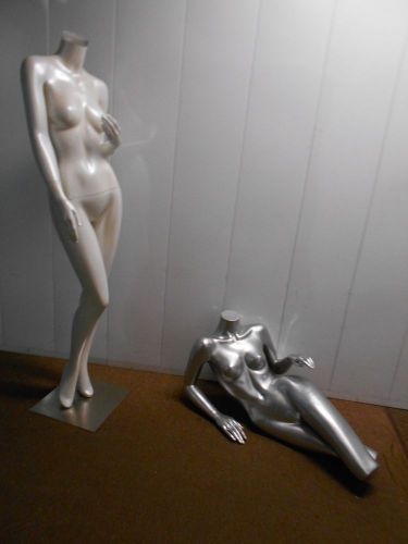 Mannequins (two for sale) While and Silver