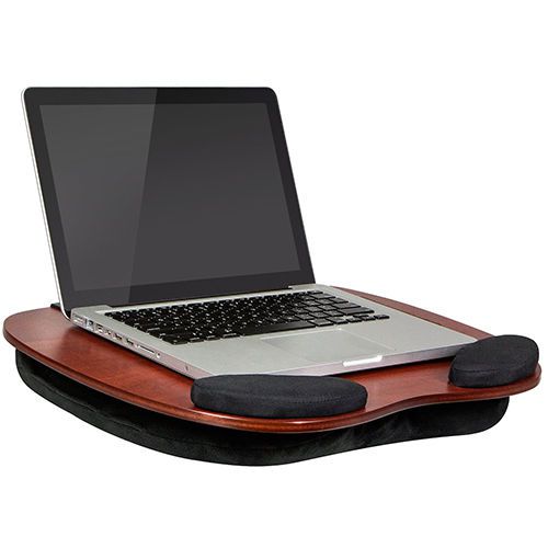 Lapdesk Wood Smart Media Desk Exec E-Reader Lap Pad MacBook Pro Laptop Bed Room