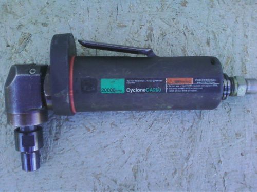 ingersoll rand rt. angle grinder, model # cyclone ca200, 20000 rpm, 1/4 collet