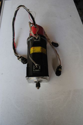 Fanuc 1-0 AC servo motor, A06B-0522-B351, red cap