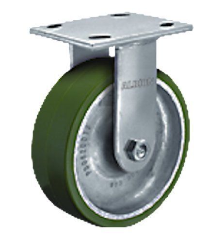 Albion 110 series 4&#034; diameter polyurethane on aluminum flat tread wheel contende for sale
