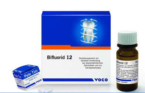 3 X Voco Bifluorid 12 Transparent Fluoride Varnish With Sodium Fluoride !!!!!