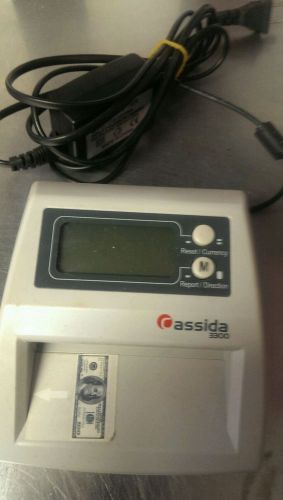 Cassida 3300 currency detector