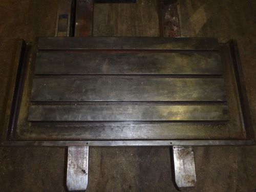 41&#034; x 21&#034; Steel Welding T-Slotted Table Cast iron Layout Plate T-Slot Weld Jig