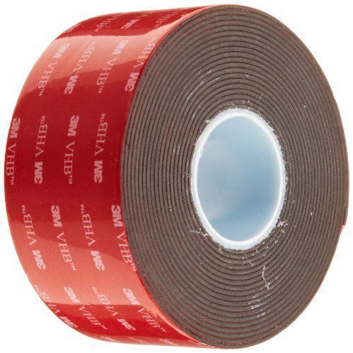NEW TapeCase 2 in Width x 5 yd Length  Converted from 3M VHB Tape 5962 (1 Roll)