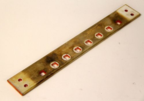 Tinned copper ground bus neutral connectivity bar strip 15 x 2&#034; for sale