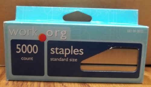 Work.org (5000 count) Standard Staples *Necessity for every Office/School/Home*