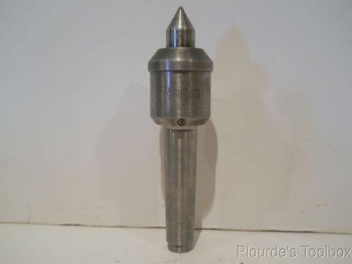 Used Bruckner Steel Live Center with Morse Taper #3, Approx. 6.80&#034;, R-MT3