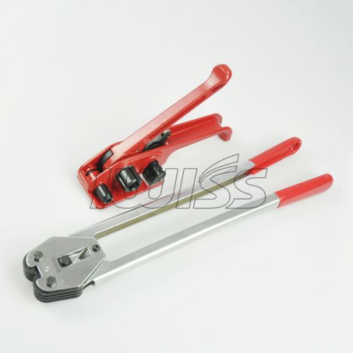 Iwiss sd330 manual steel strapping tools tensioner (13-19mm) &amp; sealer 19mm for sale