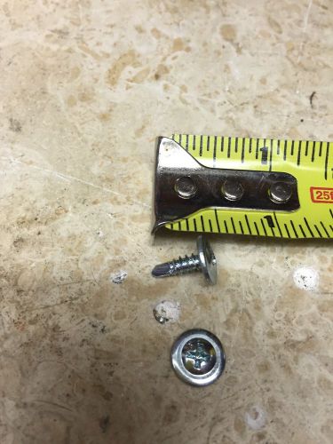 Grabber 8 x 1/2&#034; self tapping wafer head zinc sheet metal screws lot of 100 for sale
