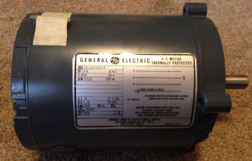 General Electric 1/4 HP A-C Thermally Protected Motor -- FREE SHIPPING!!!