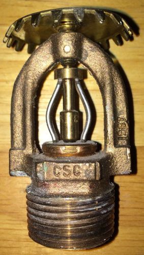 1987 central sprinkler company 3/4 165* upright sprinkler head for sale