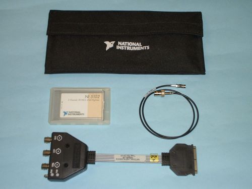 National Instruments DAQCard-5102 NI DAQ Scope Card PCMCIA w/ Cables