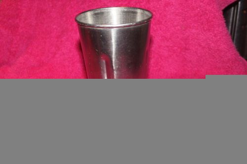 Nicro stainless steel milkshake malt cup hamilton beach 18-8 for sale