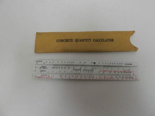 Concrete quantity calculator in paper sleeve, permanente cement for sale