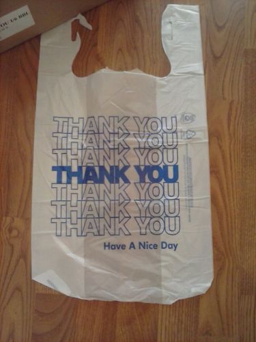 700 thank you retail shopping bags, case