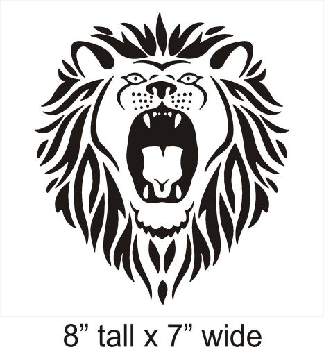 tribal lion face silhouette car vinyl sticker decals truck window decor SG18