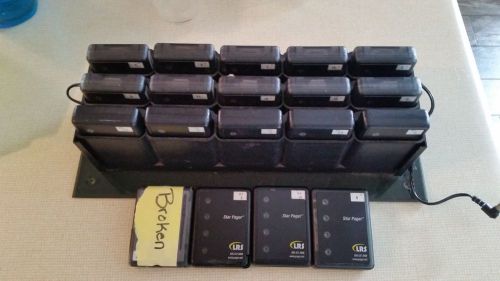 15 LRS STAFF PAGERS STAR R9500 w/ 15 unit gang charger