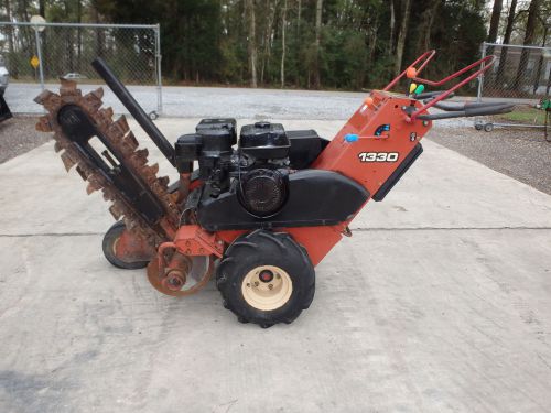 2005 ditch witch 1330 walk behind trencher  construction heavy equipment for sale