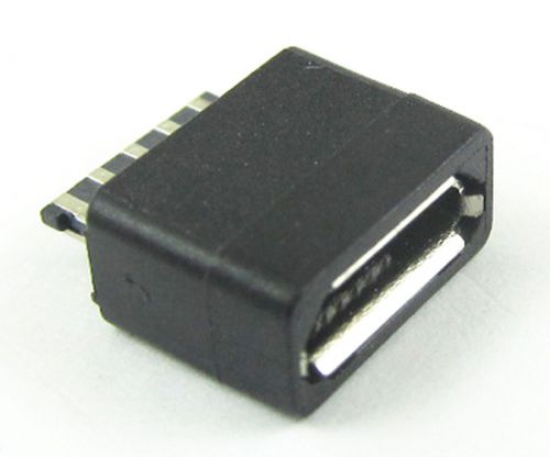 10pcs Micro USB 5pin B Type Female Jack socket connector Plastic Cover new