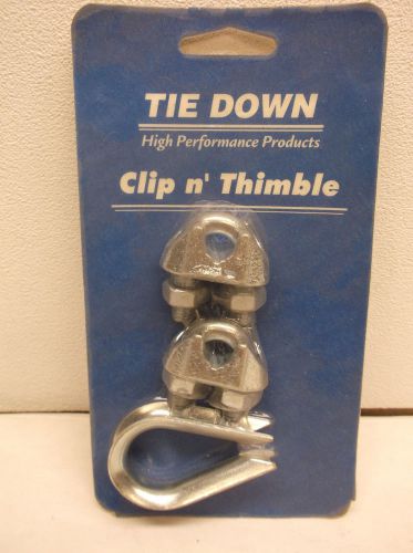 New  Wire Rope Clip and Thimble Kit  5/16 In New FREE SHIP (B7)