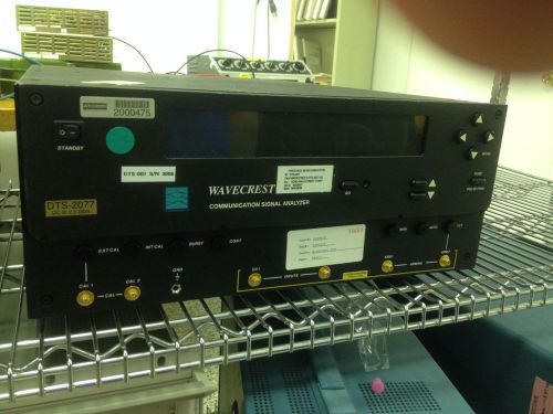 WaveCrest DTS-2077, Communication Signal Analyzer