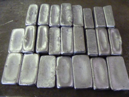 Aluminum Alloy casting Ingots 30 lbs.  24 blocks