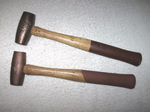 Vintage AFCO and Eureka 1LB Copper Hammer Lot - Excellent Condition, Unused