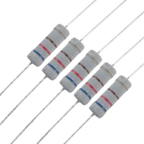 10 x 3w 500v 620 ohm metal oxide film resistors 620r new for sale