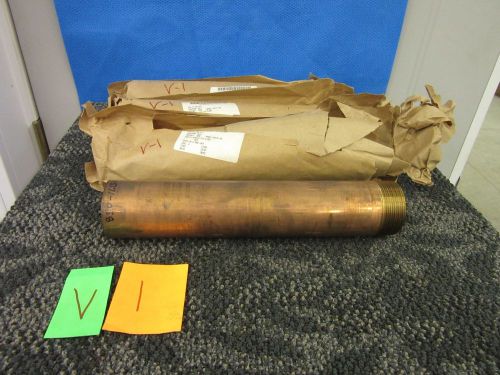 3 tld ace copper adapter straight pipe to hose threaded 12&#034; long 2&#034; across new for sale