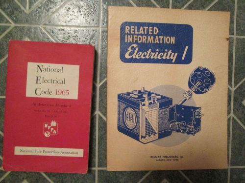 VINTAGE 1965 NATIONAL ELECTRICAL CODE STANDARDS BOOK   2 for 1