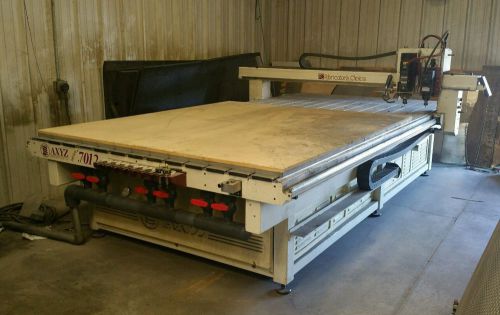 AXYZ Model 7012 7&#039;x12&#039; DUAL HEAD CNC ROUTER W/ 25 HP EUROVAC III DUST COLLECTOR