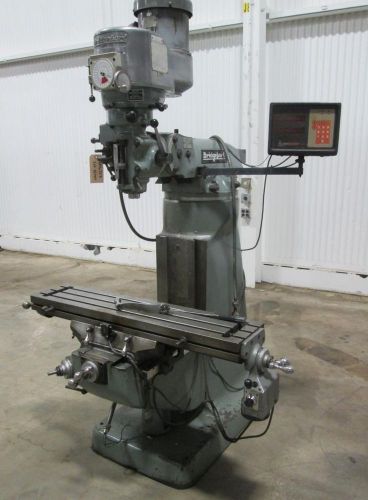 (1) Bridgeport Knee Type Vertical Milling Machine - Used - AM14227